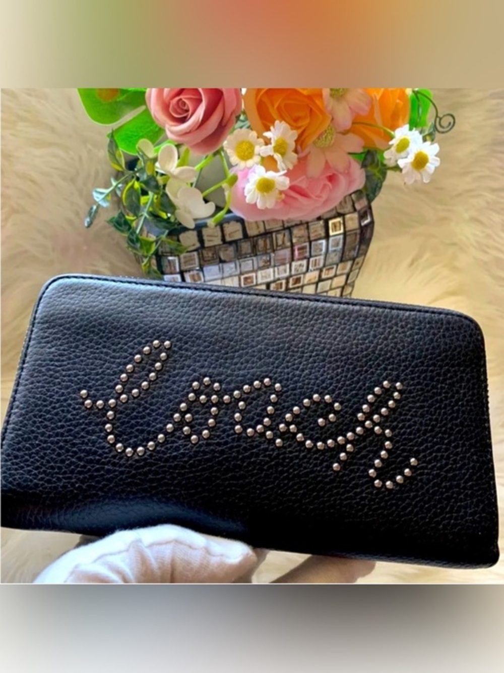 Coach Accordion Zip Wallet